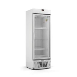 Freezer Vertical 450L Gelopar Gldf-450Br Conveniência Esmeralda Porta de Vidro Branco 220V - 1