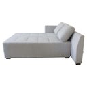 Ver imagem 5 de Sofá de Canto Cama 6 Lugares Multifuncional, Modelo Mobile , Tecido Algodão Reciclado Cinza Claro