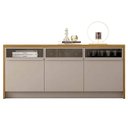 Ver imagem 5 de Kit Conjunto Sala de Estar Buffet Mesa Vectro Caemmun