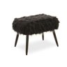 Puff Pelo Alto Talim - Md Decor - Pelucia Pelo Alto Preto - 1