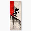 Ver imagem 4 de Adesivo de Porta - Skate Arte