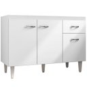 Ver imagem 1 de Balcão para Pia Gabriela com 120 Cm Flex Branco ou Preto - Ajl Móveis