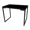 Ver imagem 1 de Mesa para Computador Escrivaninha Porto 90cm Preto - Fit Mobel