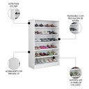 Ver mais imagens de Cômoda com Cantoneira Laura e Armário Multiuso Bell Branco - Mpozenato