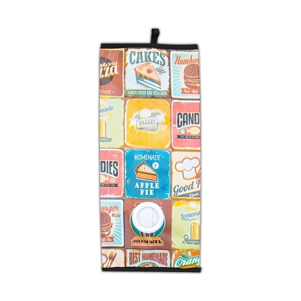 Puxa Saco Porta Sacolas Estampado Impermeável Bakery