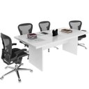 Ver imagem 5 de Mesa de Reunião para Escritório Grande Branco