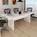 Ver imagem 7 de Mesa de Reunião para Escritório Grande Branco