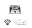Ver imagem 3 de Cuba de Cozinha em Inox 304 Quadrada Luxo Chaleur Brasil com Acessórios