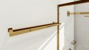 Ver imagem 3 de Toalheiro de Banho Banheiro Duplo 60cm em Aço Inox Dourado Linha Larissa Stainless
