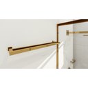 Ver imagem 3 de Toalheiro de Banho Banheiro Duplo 60cm em Aço Inox Dourado Linha Larissa Stainless