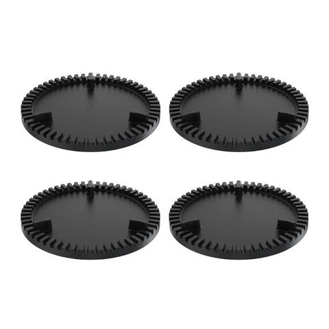 Kit 4 Espalha Chama de Fogão Queimador Simples Ferro 13cm