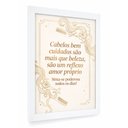 Ver imagem 2 de Quadro Salão " Cabelos Bem Cuidados São Mais que Beleza..."