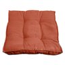 Almofada Futon Cadeiras Bancos Áreas 60x60 Cm Terracota - 2
