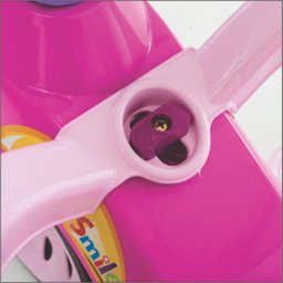 Triciclo Infantil Biemme Super Cross Rosa com Empurrador - 5