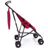 Carrinho de Bebê Passeio Guarda Chuva Reclinável 6 Meses Até 15 Kg Capota Solar Capa de - 3