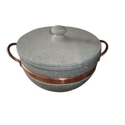 Panela Alças de Cobre Número 10 Litros em Pedra Sabão - 5