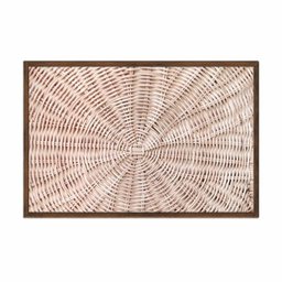 Quadro Decorativo - Textura Vime Cesta Abg051 Tela Canvas - 80x60cm - 2
