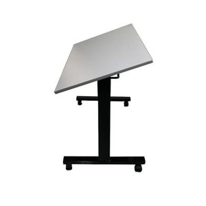 Mesa Basculante para Escritório e Home Office Salerno Cinza