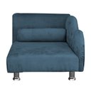Ver imagem 3 de Cama Caminha Diva Pet Veludo Strass Azul Marinho Dvinn