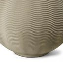 Ver imagem 3 de Vaso Decorativo Rotomoldado em Polietileno Ondulado Redondo 32 Cm Granito Nutriplan 7301202-32