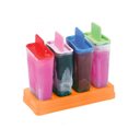 Ver imagem 1 de Kit 4 Forminhas de Fazer Picolé Sorvetinho Caseiro Colorido
