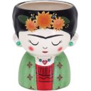 Ver imagem 1 de Cachepô Vaso Decorativo Casa Planta Enfeite Cerâmica 17x13x13cm Colorido