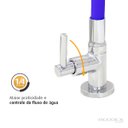 Ver imagem 4 de Torneira Cozinha Mesa Azul C62 Arejador Duplo Jato Gourmet