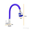 Ver imagem 2 de Torneira Cozinha Mesa Azul C62 Arejador Duplo Jato Gourmet