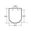 Ver imagem 3 de Assento Sanitário Termofixo Amortecido Debba Classic Matte Black Roca