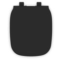 Ver imagem 2 de Assento Sanitário Termofixo Amortecido Debba Classic Matte Black Roca