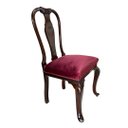 Ver imagem 5 de Mesa de Jantar Clássica Marchetada com 8 Cadeiras Estofadas Vinho a:87 L:220 P:117cm para Sala de Ja
