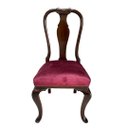 Ver imagem 4 de Mesa de Jantar Clássica Marchetada com 8 Cadeiras Estofadas Vinho a:87 L:220 P:117cm para Sala de Ja