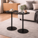 Ver imagem 2 de Mesa de Apoio Redonda Alta Cor:Preto