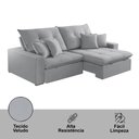 Ver imagem 5 de Sofá 290 Cm Braço 25 Cm Retrátil e Reclinável Império Meu Sofá Online