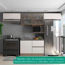Ver imagem 2 de Cozinha Armário 5 Peças Balcão para Pia Etna Carvalho Oak Off White Poliman