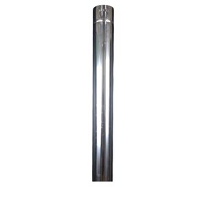 Cano Chaminé Caipira Fogão a Lenha Inox - 115mm X 1 Metro