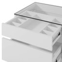 Ver imagem 5 de Mesa de Cabeceira 3 Gavetas 010023 Branco Dcasa