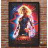 Quadro Pôster Filme Capitan Marvel V6 60x90 - 3
