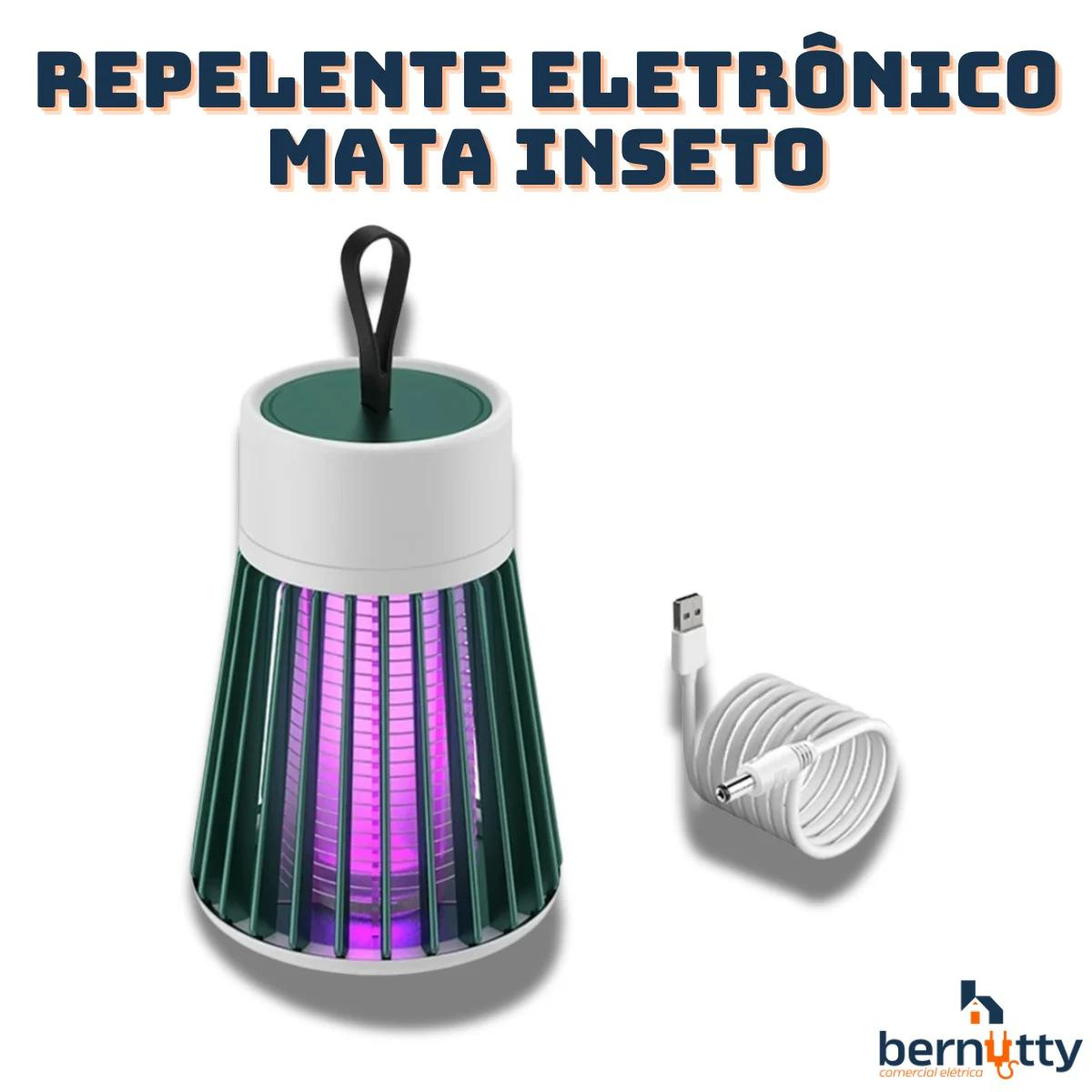 Luminária Led Mosquiteiro sem Radiação Armadilha de Insetos Pernilongos Mosquito Repelente Eletrônic - 5