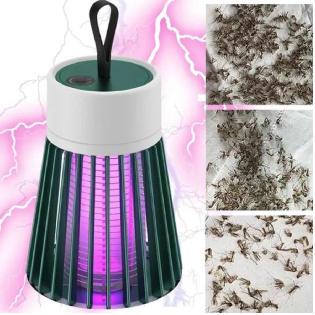 Luminária Led Mosquiteiro sem Radiação Armadilha de Insetos Pernilongos Mosquito Repelente Eletrônic - 7