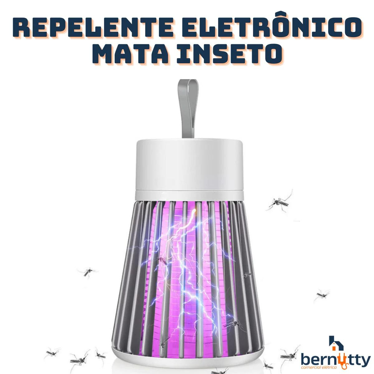 Luminária Led Mosquiteiro sem Radiação Armadilha de Insetos Pernilongos Mosquito Repelente Eletrônic - 2