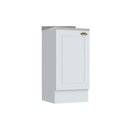 Ver imagem 1 de Gabinete de Cozinha Modulado Balcão Americana 1 Porta c/ Tampo Branco - Henn