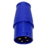 Plug Industrial 9H 32A 3P+T 220V Azul MGI 024-9 JNG - 2