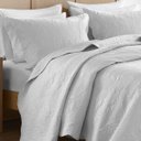Ver imagem 2 de Colcha Matelassê - Super King - Parma - Branco - 150 Fios - c/ Porta Travesseiros - Corttex