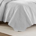 Ver imagem 3 de Colcha Matelassê - Super King - Parma - Branco - 150 Fios - c/ Porta Travesseiros - Corttex