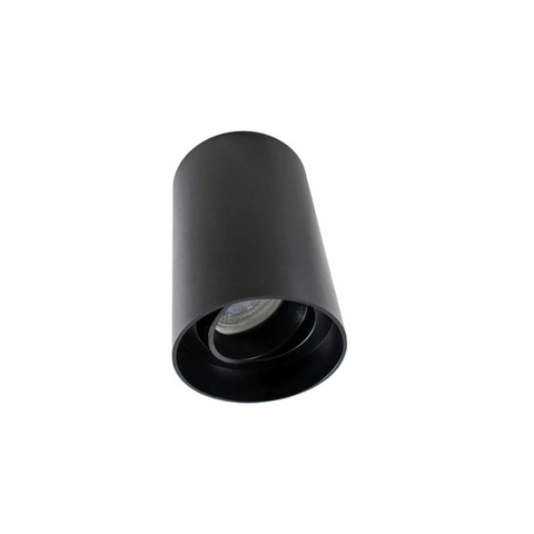 Spot Sobrepor Redondo Plafon 1x Mr16 Direcionável Envio 24h - Preto