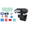 Webcam Full Hd 1080P Visão 360º Usb Mini Câmera Microfone - 4