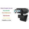 Webcam Full Hd 1080P Visão 360º Usb Mini Câmera Microfone - 3