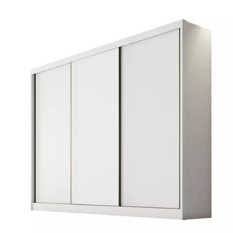 Guarda Roupa Casal Sollo 6 Gavetas Novo Horizonte Neve