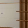 Painel para Tv 65 Pol Ripado 1800x1490 C/ Porta Versalhes Off White Mel Viero - 4